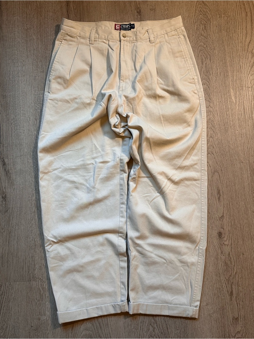 Vintage Chaps Ralph Lauren Pleated Casual Pants - Picture 2 of 5